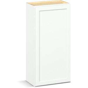 Reliabilt Parkstone II Reliabilt Parkstone II Brilliant White Wall Cabinet, 1 Door, 21-in x 42-in - 641256 | Lowe's Pro Supply